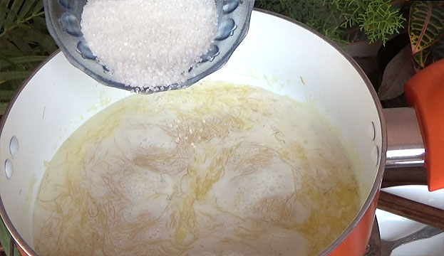 Add sugar
