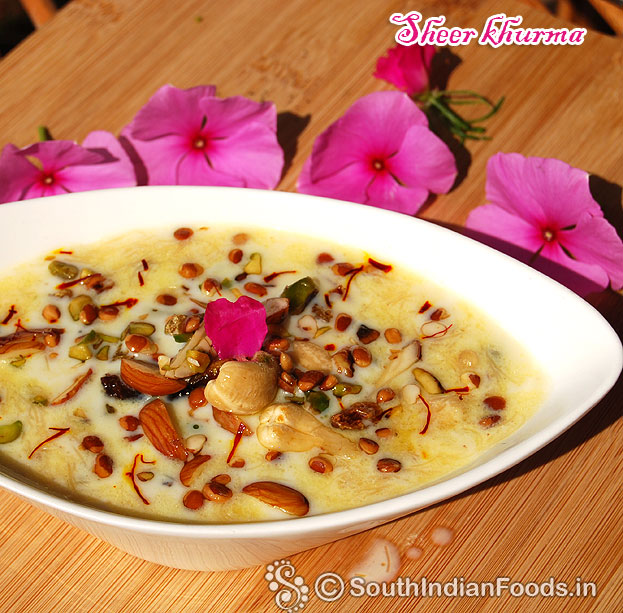 Sheer korma, milk sevai kheer