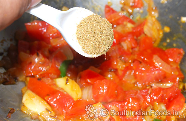 Add coriander powder