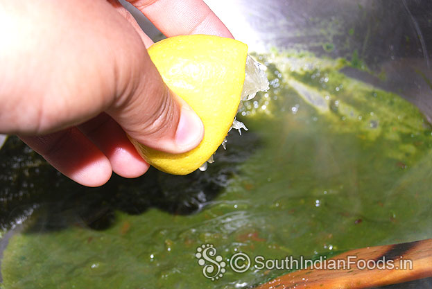 Add lemon juice
