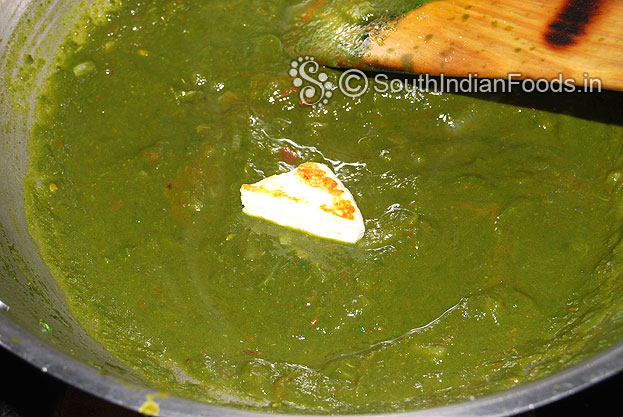 Palak paneer gravy