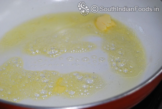 Heat butter in a pan