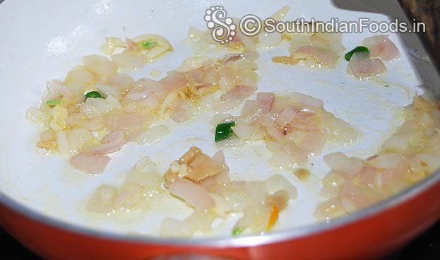 Add ginger, garlic, green chilli & onion saute