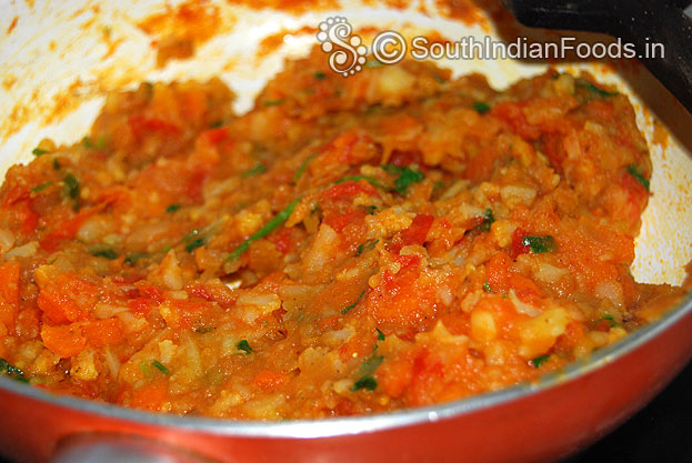 Pav bhaji masala is ready, cut off heat