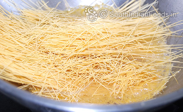 Add roasted vermicelli