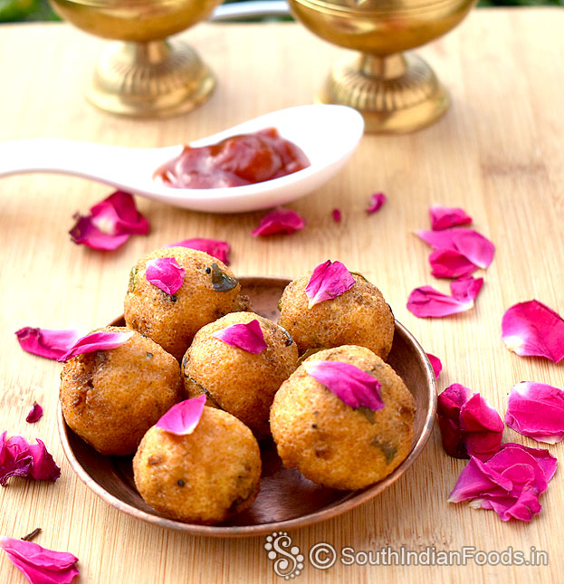 Leftover sooji upma balls