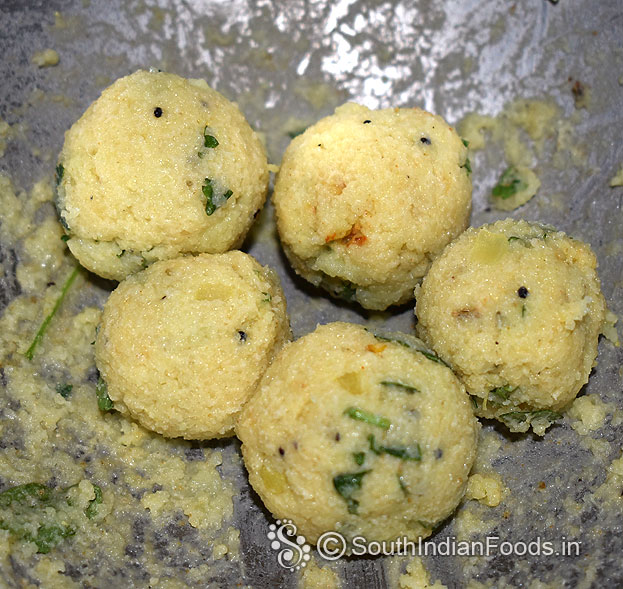 Divide the mixture into equal size balls