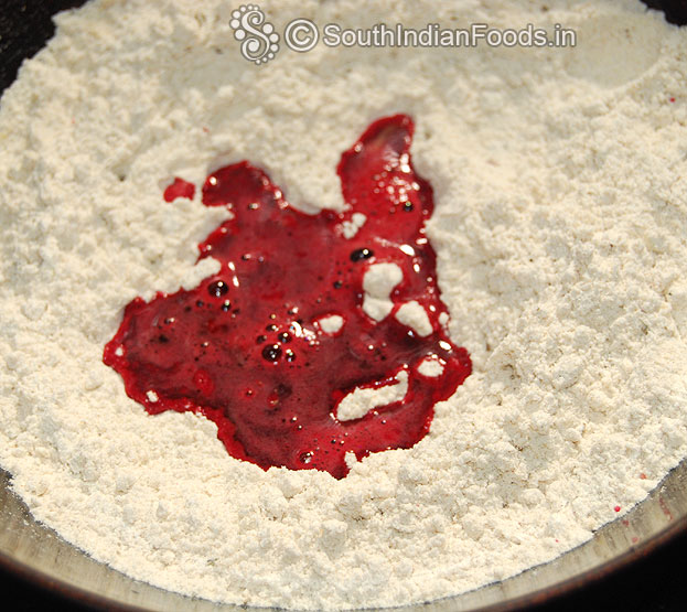 Add beetroot juice