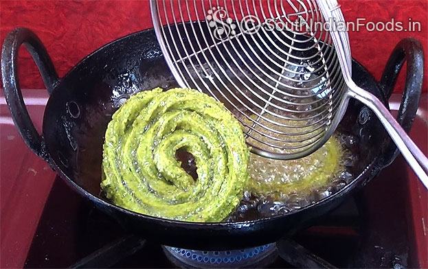 Flip over fry both sides
