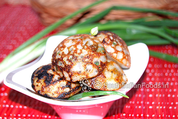 Add chopped coriander leaves& Transfer to a serving bowl, serve hot with pickle or chutney