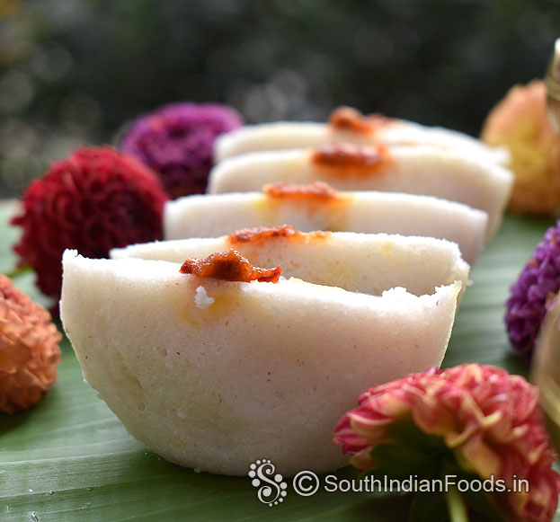 Potato stuffed idli