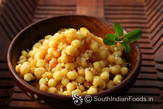 Inippu boondi recipe for kids