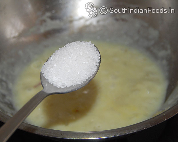 Add sugar