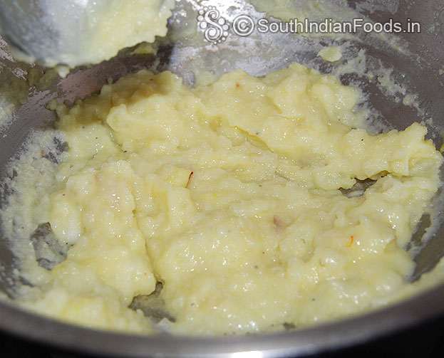 Stir well till it thickens