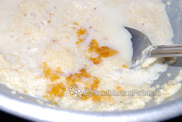 Add jaggery