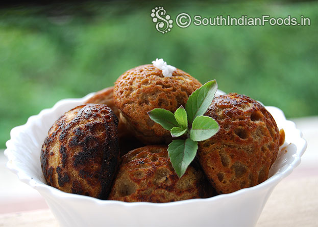 Foxtail millet sweet nei appam is ready