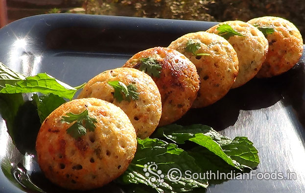 Thinai arisi paniyaram ready, serve hot with chutney