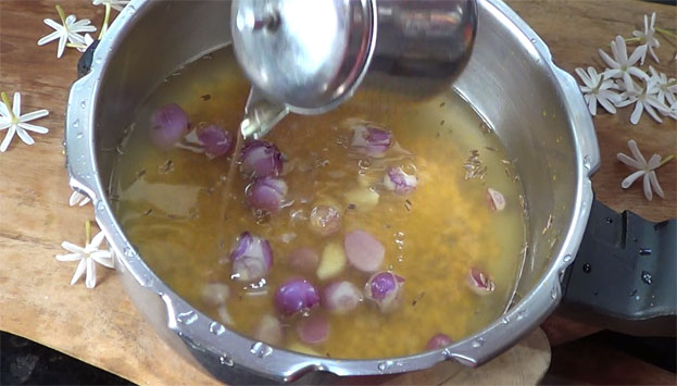 Add sesame oil