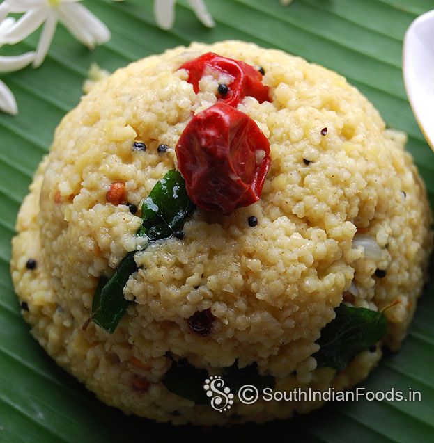 Foxtail millet dal rice