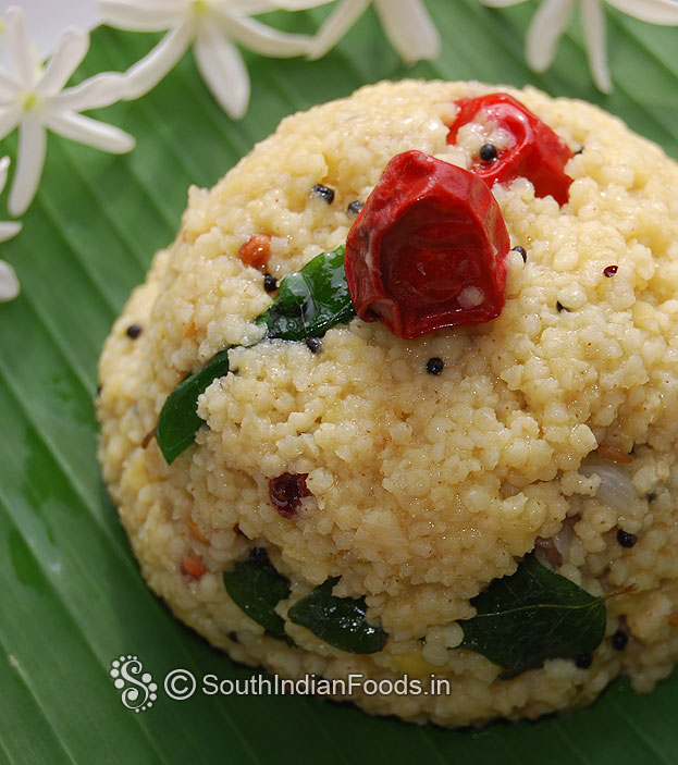 Foxtail millet dal kichadi