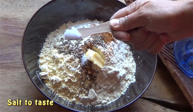 Add salt mix well
