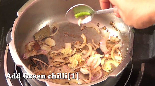 Add green chilli