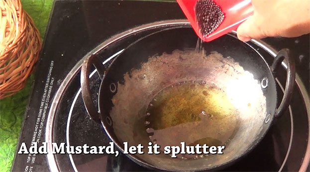 Add mustard seeds