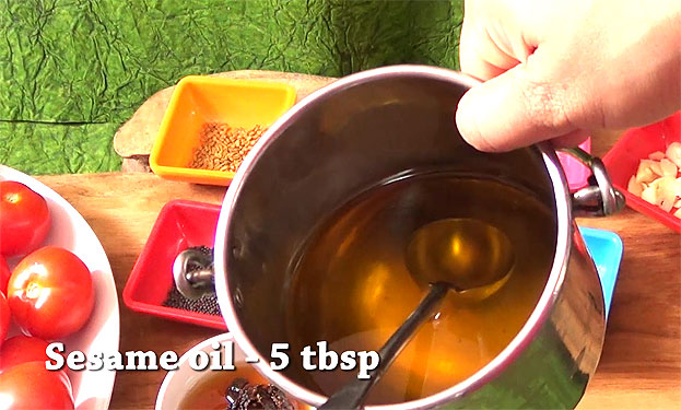 Sesame oil[nallennai or til oil]