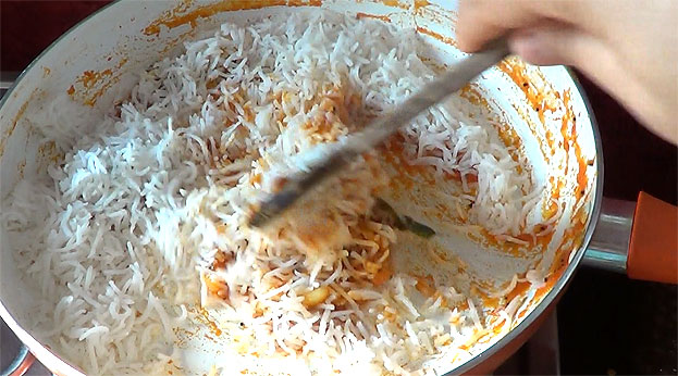 Mix well with tomato mixture
