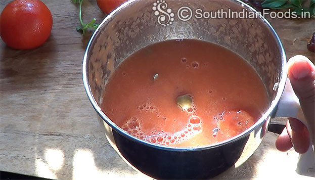 Tomato puree ready