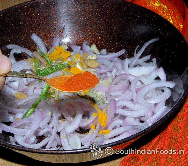 Add Red chilli powder