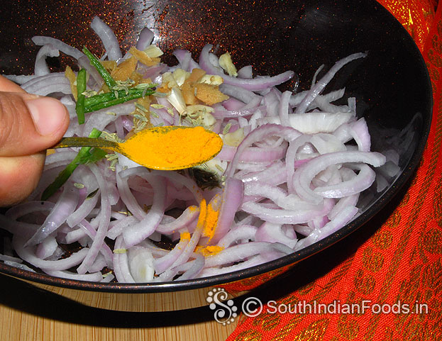 Add Turmeric powder[Haldi, manjal]