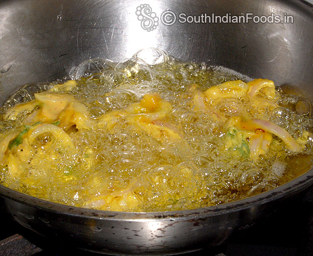 Drop it in hot oil, deep fry till crisp & golden brown