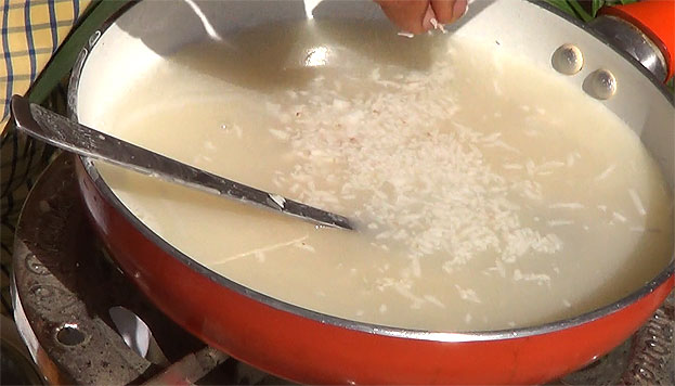 Grate coconut