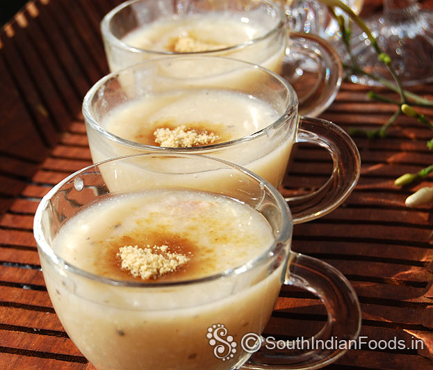 Delicious & healthy ulundhu kanji ready, serve hot.