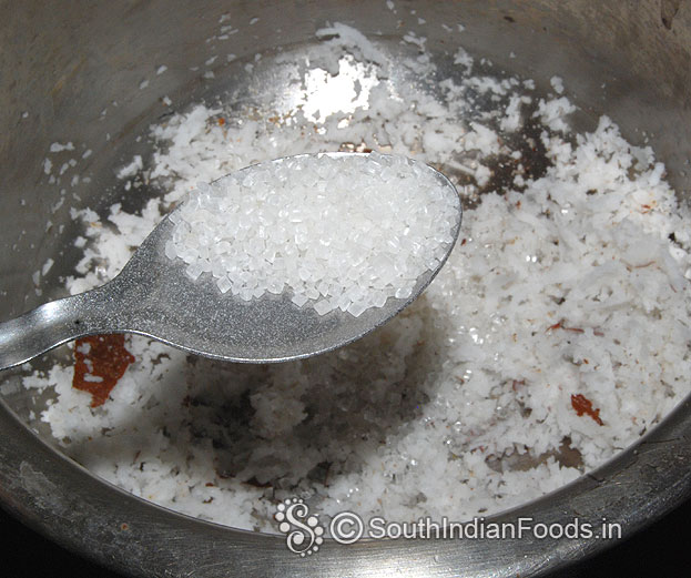 Add 2 tbsp sugar