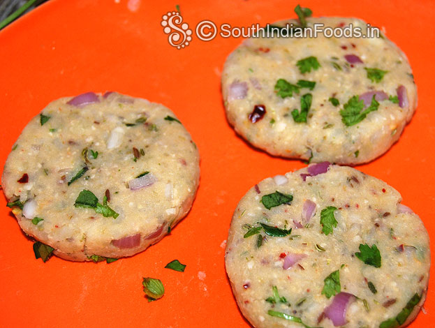 Flatten & shape vada