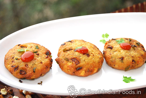 Green banana vada