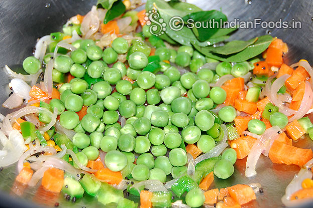 Add green peas