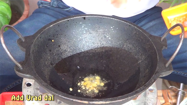 Add chana dal, urad dal