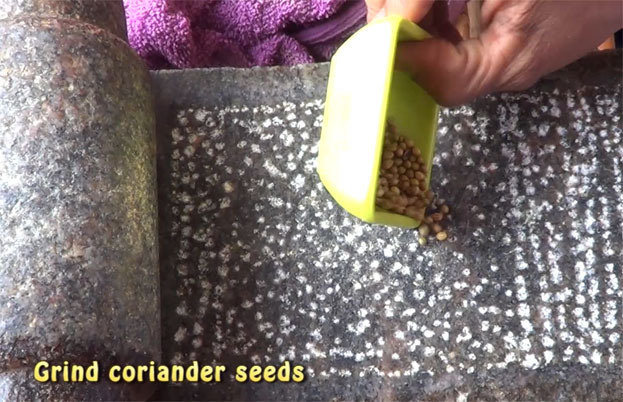 Coarsely grind