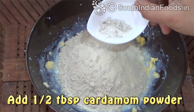 Add cardamom powder