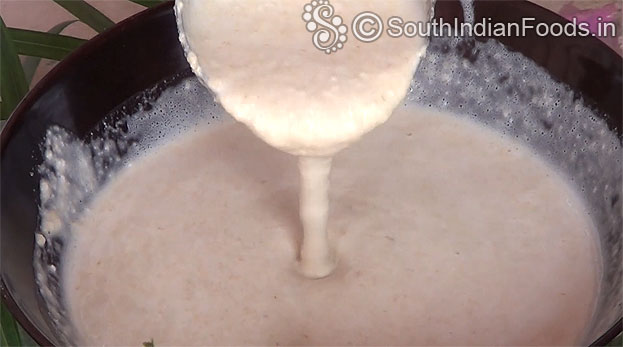 After 8 hours, batter ready, add water if required