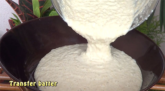 Transfer batter, keep it aside