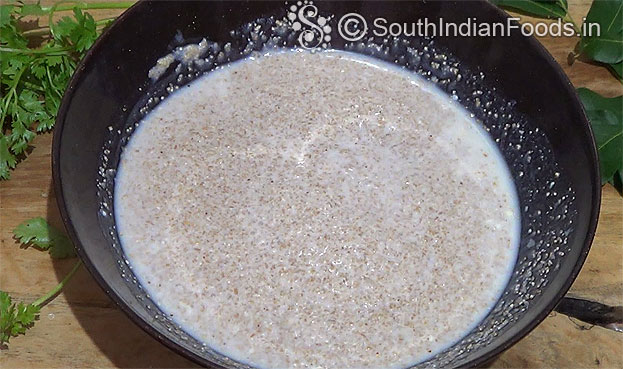 Batter ready, leave it for 1 hour 30 min