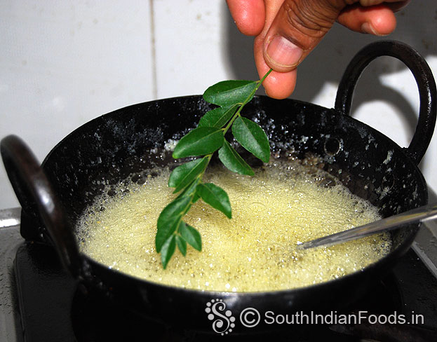 Add curry leaves