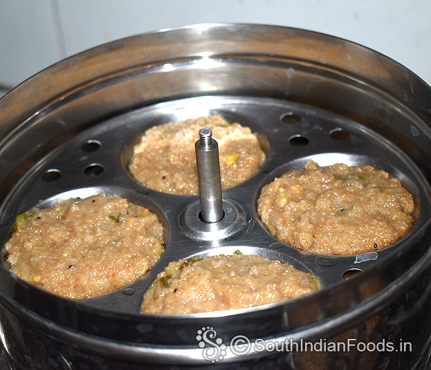 After 10 min, soft idli ready