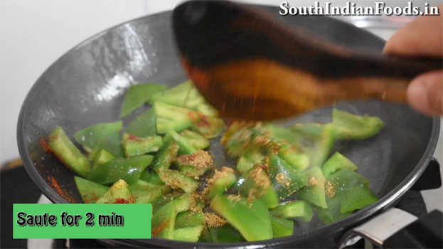 Capscium masala step 11