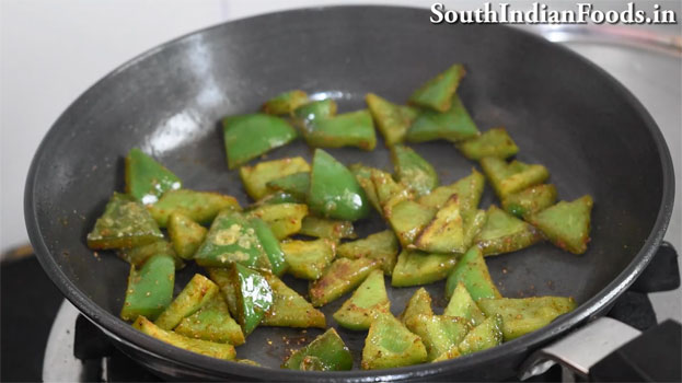 Capscium masala step 12