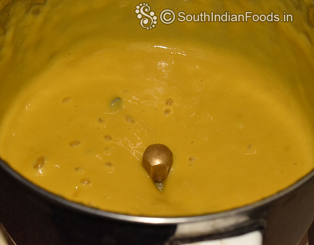 Creamy potato carrot puree ready